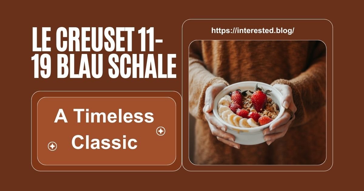 Le Creuset 11-19 Blau Schale: A Timeless Classic