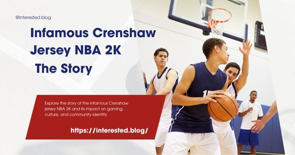 Infamous Crenshaw Jersey NBA 2K