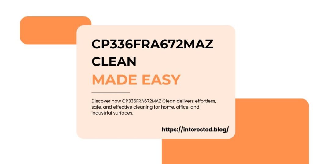 CP336FRA672MAZ Clean