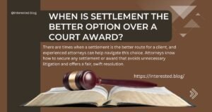 Any Settlement or Award