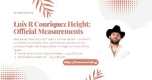 Luis R Conriquez Height and Weight