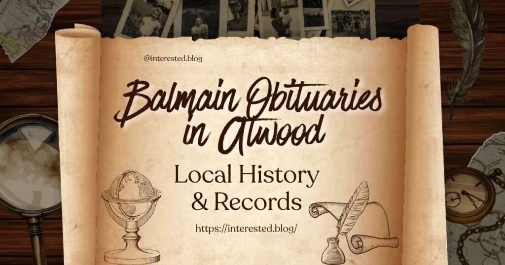 Balmain Obituaries in Atwood