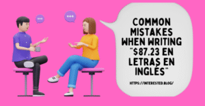 $87.23 en letras en inglés